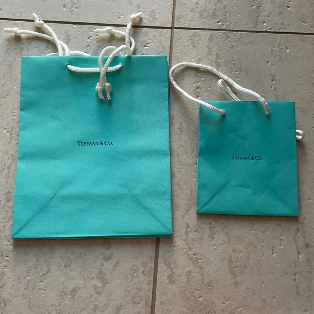 Tiffany shopping bags